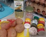 Foto langkah ke 1 dari resep Potato Wedges.
