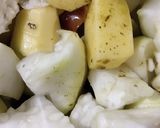 A picture of step 3 of Aloo tinda masala.