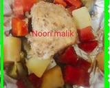 Steam_chicken With mix_vegetabales_ In foile_baked recipe step 8 photo