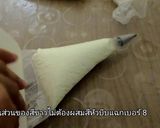 รูปขั้นตอนการทำที่ 10 ของ คัพเค้กซานต้าสูตรสวิสบัตเตอร์ครีม