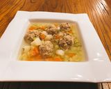 Foto del paso 8 de la receta Sopa de verduras y albóndigas