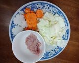 Hình bước làm 1 của món Canh Miso thịt heo