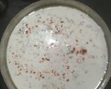 A picture of step 3 of Lahsuniya dhokla.