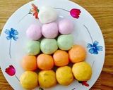 Hình bước làm 7 của món Bánh trôi, bánh chay ngũ sắc