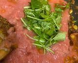 A picture of step 7 of Kadai paneer.