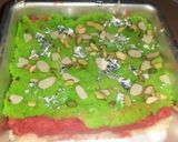 A picture of step 11 of Nariyal burfi.