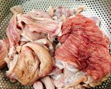 Hình bước làm 1 của món Bao Tử Cá Xào Cải Chua