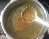 A picture of step 8 of Green Moong Dal Palak.