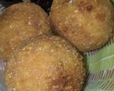 A picture of step 6 of Yam egg roll.