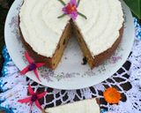Foto del paso 6 de la receta: Torta integral de zanahoria con cubierta de queso crema y coco💜