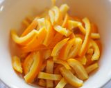 รูปขั้นตอนการทำที่ 2 ของ ผิวส้มเคลือบแก้ว (Candied Orange Peel)