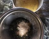 A picture of step 3 of Palak paneer.