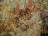 Mie sosis duo bawang