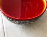 A picture of step 2 of Strawberry Gelatin with Evaporated Milk.