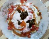 A picture of step 4 of Aloo and Papri Chaat.