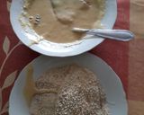 Pulykamell szezámmagos bundába recept fázis 2 fotója
