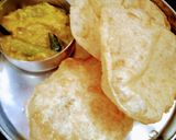 பூரி உருளைக்கிழங்கு மசாலா (Poori Potato Masala) ரெசிபி ஸ்டேப் 4 புகைப்படம்