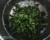 A picture of step 2 of Methi Paneer kofta.