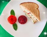 عکس مرحله 3 از دستور خوشمزه ترين ساندويچ مرغ 🥪🍗