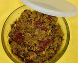 A picture of step 2 of Panchkuta (Every Marwadi’s Favorite).