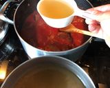 A picture of step 2 of Green bean stew فاصوليا خضراء.