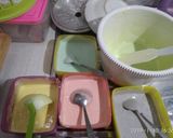 Foto langkah ke 6 dari resep Kue pelangi kukus.