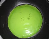 Foto langkah ke 7 dari resep Martabak Lenggang Pandan Teflon.