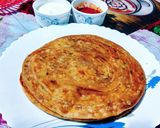 A picture of step 8 of Masala Paratha.
