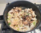 蒜香奶油木耳洋蔥肉片燒肉飯的食譜步驟5照片