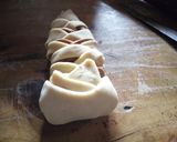 A picture of step 7 of Double Braided Chocolate Banana Bread.