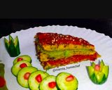 A picture of step 4 of Besan Chilla Sandwich.