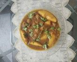 A picture of step 2 of Kofte Curry.
