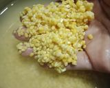 A picture of step 1 of Moong dal halwa.
