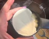 A picture of step 2 of Plantain custard.