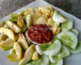 Foto langkah ke 3 dari resep Rujak Buah Sambel Kacang.