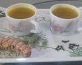 A picture of step 6 of Turmeric Ginger Tea.