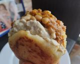 Foto del paso 4 de la receta: Arepas🫓 de maíz🌽tierno rellenas de dip de🫘frijol zanahoria🥕 y pimientos🌶️ tatemados🥙🌯