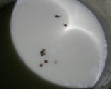 A picture of step 9 of Red Velvet Rava Pudding with Carrot Halwa.