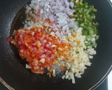 A picture of step 1 of Afghani breakfast.
