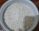 Foto langkah ke 1 dari resep Lupis Ketan Segitiga (tanpa cetakan daun pisang).