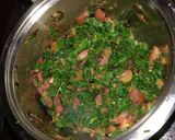 A picture of step 6 of Kales#4 weeks challenge#charityrecipe.