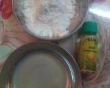 A picture of step 2 of Rose sandesh.