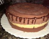 Foto del paso 12 de la receta: Torta de mousse de chocolate y mousse de dulce de leche