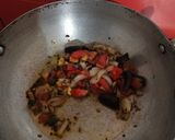 A picture of step 3 of Dahi wale kaddu.