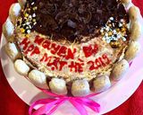 A picture of step 1 of Cheesecake and Tiramisu Decoration Ideas.