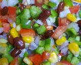 A picture of step 2 of Healthy nachos salad.