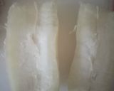A picture of step 1 of Cassava masala.