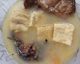 Foto langkah ke 4 dari resep Sayur ikan asap Dan tahu.