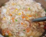 Hình bước làm 3 của món Soup tôm bong bóng cá