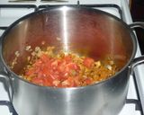 Vesepörkölt gombával recept fázis 6 fotója